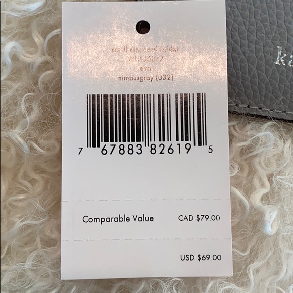 Kate Spade Eva Small Slim Card Holder - Grey - Picture 4 of 6